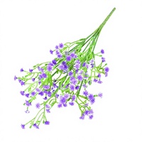 Karangan Bunga Baby's Breath 7 Cabang Buatan, Dekorasi Pernikahan Langit Berbintang, Ikat Tangan, Dekorasi Meja, Penjualan Langsung