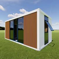 Mini-maison capsule Apple préfabriquée sur mesure pour l'extérieur, conteneur de stockage en grille, appartement et hôtel modulaire mobile de 20 pieds