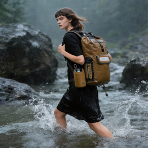 Waterproof Backpack Hiking <b>Camping</b> Dry Bag Shoulder Pack With Adjustable Strap Reflective Strap Heavy Duty Adventure Activities - Product Image 4