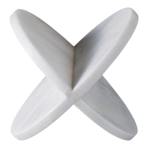 Scultura Decorativa Moderna in Marmo a Forma di X, Elegante Ornamento per Tavolino da Caffè, Esposizione Artistica per Scaffali - Product Image 4