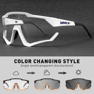 Lunettes <span class=keywords><strong>de</strong></span> cyclisme photochromiques Lunettes <span class=keywords><strong>de</strong></span> cyclisme d'extérieur UV400 Lunettes <span class=keywords><strong>de</strong></span> vélo VTT Lunettes <span class=keywords><strong>de</strong></span> <span class=keywords><strong>sport</strong></span> pour femmes et hommes 4 verres - Product Image 3