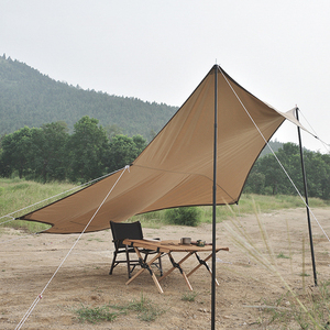 Postes de lona ajustables de aleación de aluminio, varillas de tienda ligeras telescópicas portátiles para acampar, mochilero, senderismo, Camping - Product Image 3