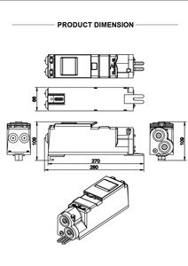IP54 açık sigorta kutusu bağlantısı elektrik bağlantı kutusu sokak aydınlatma direği bağlantı kutusu - Product Image 6