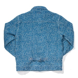 แจ็คเก็ตยีนส์แจ็คการ์ดหนานุ่มสไตล์สตรีทแวร์สุดเท่  แบบยูนิเซ็กส์ - Product Image 2