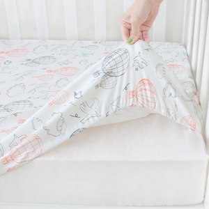 Venta al por mayor, personalizado, 100%, algodón, transpirable, muselina, cama <span class=keywords><strong>para</strong></span> bebé, <span class=keywords><strong>cuna</strong></span> ajustada, sábana <span class=keywords><strong>para</strong></span> <span class=keywords><strong>cuna</strong></span> - Product Image 4