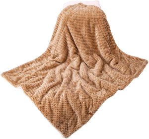 Almohadilla gruesa de Otoño de lujo para mascotas, manta suave cálida y esponjosa de franela para perros con función de calefacción con patrón de terciopelo sólido - Product Image 6