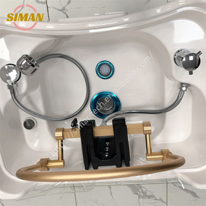 Siman 2025 más caliente portátil <span class=keywords><strong>de</strong></span> moda Abs Bowl cama <span class=keywords><strong>de</strong></span> champú sin tuberías <span class=keywords><strong>de</strong></span> plomerí<span class=keywords><strong>a</strong></span> con frenos en la parte inferior para salón <span class=keywords><strong>de</strong></span> belleza - Product Image 6