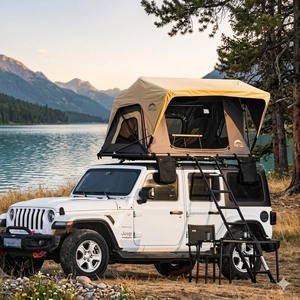 Tente de toit de voiture pour le camping en plein air, imperméable, à coque souple, pour 2-3 personnes, quatre saisons, Wild Land Normandy <span class=keywords><strong>Auto</strong></span> - Product Image 1