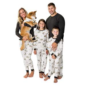 Custom Kids Toddlers Adults Adults Men Women Cotton Christmas Matching <strong>Family</strong> <strong>Pajamas</strong> Set - Product Image 2