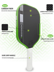 Raquette de pickleball portable haute performance et durable GEN5 Core, en fibre de carbone T700, sensation défensive, 16 mm pour une meilleure placement de la balle - Product Image 2