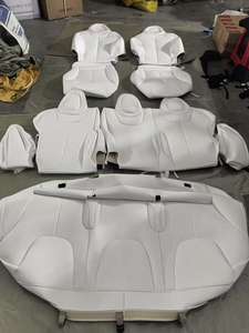 Coprisedili in Pelle Personalizzati di Alta Gamma 2012-2025 Impermeabili e Resistenti all'Usura per Tesla Model S/X/Y/3 - Product Image 4