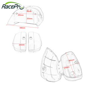 Sacoches latérales de moto RACEPRO en cuir PU, sac de voyage pour <span class=keywords><strong>Harley</strong></span> <span class=keywords><strong>Davidson</strong></span> Sportster, sacoches rigides <span class=keywords><strong>Softail</strong></span> Slim - Product Image 3