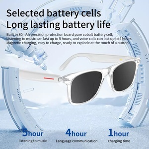 Ai kính râm thông minh Tương thích với tai nghe bluetooth Tính năng chống rung dịch thời gian thực cho những người đam mê thể thao - Product Image 4