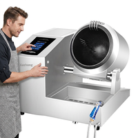 Cuisinière électrique intelligente de table commerciale multifonctionnelle à commande micro-ordinateur et écran tactile, équipement automatique