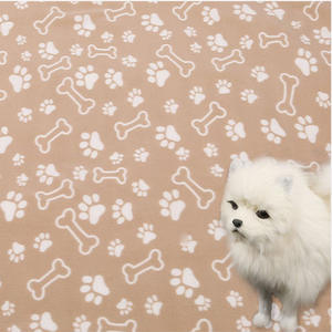 Disposable Cozy <strong>Paws</strong> <strong>Printed</strong> Fleece Blanket Mat for Cat Dog Pet Sleep Mat Pad Bed Cover Blanket - Product Image 2