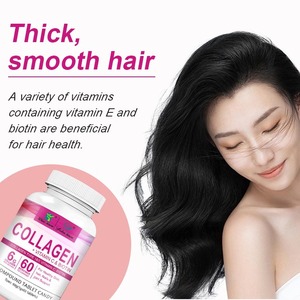Comprimés de collagène OEM, compléments antioxydants pour la santé de la peau, des articulations, des cheveux <span class=keywords><strong>et</strong></span> des ongles, vitamines C, E, biotine, comprimés de soin de la peau au collagène - Product Image 3