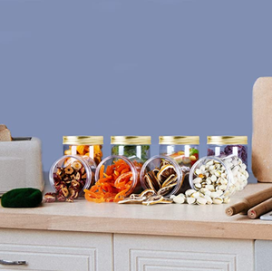 Hot Bán 500Ml PET Container Lọ Nhựa Cho Bơ Đậu Phộng Mật Ong Mứt Với Vít Top Nắp - Product Image 3