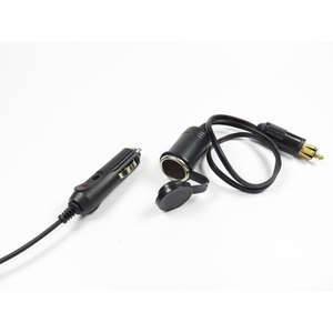 Adaptador de Corriente para Encendedor de Cigarrillos de Coche, Convertidor de Enchufe DIN para Motocicleta de 12V/24V CC con Cable - Product Image 5