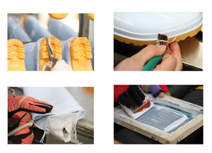 DR-1-18 <span class=keywords><strong>stivali</strong></span> di gomma in PVC con suola superiore e rossa neri <span class=keywords><strong>stivali</strong></span> <span class=keywords><strong>da</strong></span> <span class=keywords><strong>pioggia</strong></span> in PVC impermeabili <span class=keywords><strong>stivali</strong></span> di gomma di grado O4 - Product Image 4