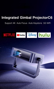 Oem C6 được xây dựng trong Internet tự động lấy nét ống kính mini thông minh xách tay Android HD 4K 1080p Video chiếu 4K wifi cho rạp hát tại nhà - Product Image 4