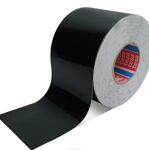 Tamper-resistant Tesa 6930 self-adhesive black Matte bar code laser Engraving Marking label Tape