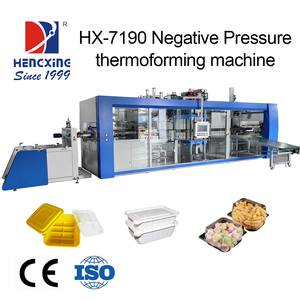 Khay lấy đi hộp đựng thức ăn thermoforming máy tự động PS/PVC/ABS PET/PP/PE chân không hình thành máy năng suất cao - Product Image 3