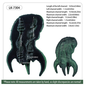 เครื่องช่วยสำเร็จความใคร่ชายแบบสองช่องทาง รุ่น EROSION CLAW ดีไซน์รูปทรงปลาหมึก ผลิตจากซิลิโคน ให้ความรู้สึกสมจริง พร้อมดีไซน์ที่เป็นเอกลักษณ์ - Product Image 6