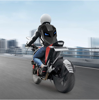 Tas Selempang Motor Anti Air dengan Layar LED, Ritsleting, Cangkang Keras Mewah, untuk Iklan, Dilengkapi USB