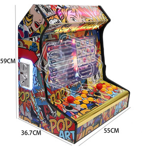 Machine d'arcade <span class=keywords><strong>Pandora</strong></span> Box à monnayeur pour 2 joueurs, 22 pouces, style rétro, pour usage commercial - Product Image 5