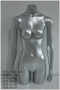 دمية عرض تمثال صدر دمية عرض تمثال صدر أنثوية قابلة للتعديل لمتاجر الملابس للبيع بالجملة