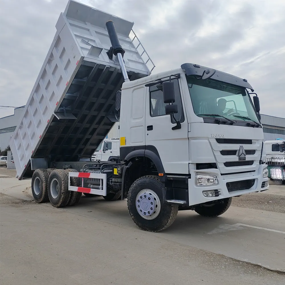 High quality price discount 6x4 howo Euro 2 371 HP used tipper truck dump truck for sale