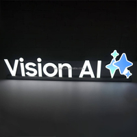 Lettres lumineuses 3D LED à éclairage frontal pour enseignes de magasins, enseignes de chaînes de magasins, enseignes de marque, éclairage personnalisé de devanture de magasin