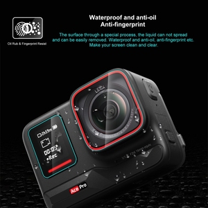 Insta360 Ace Pro PULUZ <span class=keywords><strong>3</strong></span> in 1 후면 및 전면 화면 + 렌즈 강화 유리 필름에 대한 도매 Dropshipping - Product Image 2