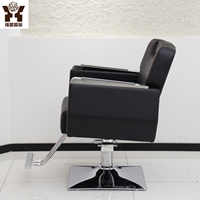 Kursi Barber Heavy Duty Hidrolik Reclining Berbahan Kulit PU dengan Sandaran Kepala, Kursi Styling Rambut untuk Barbershop dan Salon Kecantikan