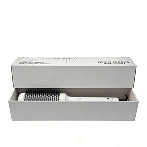 Boîte en carton blanc avec revêtement UV personnalisé en usine, finition brillante, pour outils de coiffure et produits de beauté - Product Image 3
