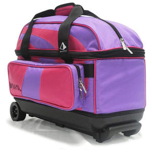 Extra Large Durable Lightweight Eco-Friendly Nylon Bowling Ball Duffel Bag Gym Travel <b>Trolley</b> Tote Sport Roller Wheel Bowling - Product Image 6