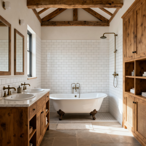 Conception de villa de style européen avec toit en tuiles d'argile et cour - Product Image 6