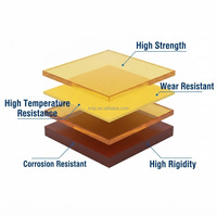 Pièces d'isolation PEI personnalisées, feuille de polyétherimide Ultem, plastique diélectrique haute température, usinage CNC, joint, rondelle, bloc