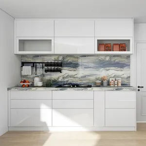 Factory Fully Stocked Kitchen Storage Cabinet Modern Furniture Kitchen Cupboard Set China Small Full Kitchen