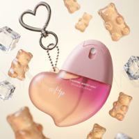 Flacon pulvérisateur vide en forme de cœur dégradé 30 ml – Emballage personnalisé pour soins de la peau en voyage, brume d'eau, contenant de parfum