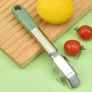 Pince à assiettes et bols en acier inoxydable, anti-brûlure, avec poignée ergonomique bleu macaron, ustensile de cuisine et outil pour cuiseur vapeur - Product Image 3