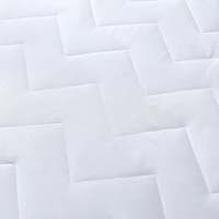 Lot de 4 protège-oreillers matelassés en microfibre tissée avec fermeture éclair, anti-acariens et hypoallergéniques, pour chambre à coucher, style chinois