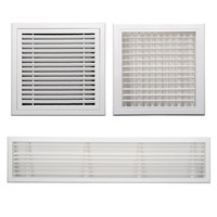 Diffuseur linéaire en aluminium, grille de ventilation de retour d'air, grille de ventilation au sol, pour plafond et montage mural