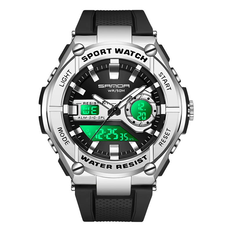 Luxe Heren Militair Horloge Waterdicht Horloge Led Quartz Klok Sport Horloge Mannelijke Sport Horloge Heren-BK