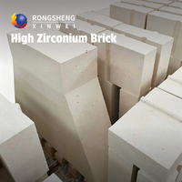 Briques réfractaires en zircone haute résistance à la chaleur, nouvelle conception, pour l'industrie métallurgique