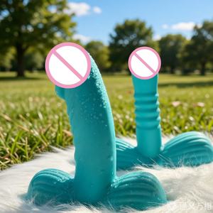 Nuevo Producto <span class=keywords><strong>de</strong></span> Amazon, Vibrador <span class=keywords><strong>de</strong></span> Silicona para Adultos con Movimiento <span class=keywords><strong>de</strong></span> Empuje y Vibración, Juguete Sexual Multifuncional para Parejas - Product Image 4