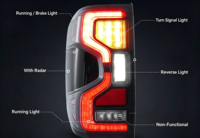Feux arrière LED en gros d'usine, ensemble de remplacement avec boîtier ABS pour Ranger T9 2023 et modèles ultérieurs