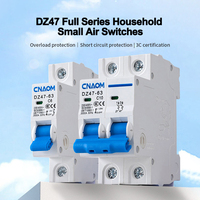 Interruptor Automático Miniatura (MCB) DZ47-63 Tipo C 230/400V~ 50HZ/60HZ 1P 2P 3P 4P 3A 6A 10A 16A 20A 25A 32A 40A 50A 63A