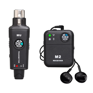 Système de monitoring intra-auriculaire <span class=keywords><strong>sans</strong></span> <span class=keywords><strong>fil</strong></span> professionnel IEM-M2 2,4 GHz pour guitaristes, bassistes et arrangeurs - Product Image 1