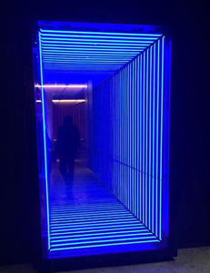 Piste de danse interactive complète avec éclairage LED de style rétro, pour DJ, discothèque, tunnel temporel 3D, piste de danse lumineuse LED - Product Image 2